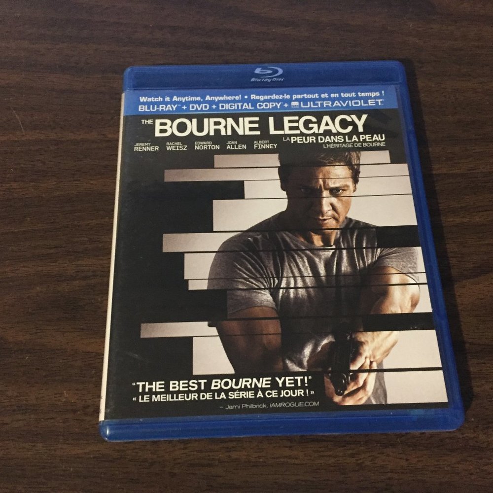 The Bourne Legacy Blu ray DVD Jeremy Renner, Edward Norton, Rachel Weisz